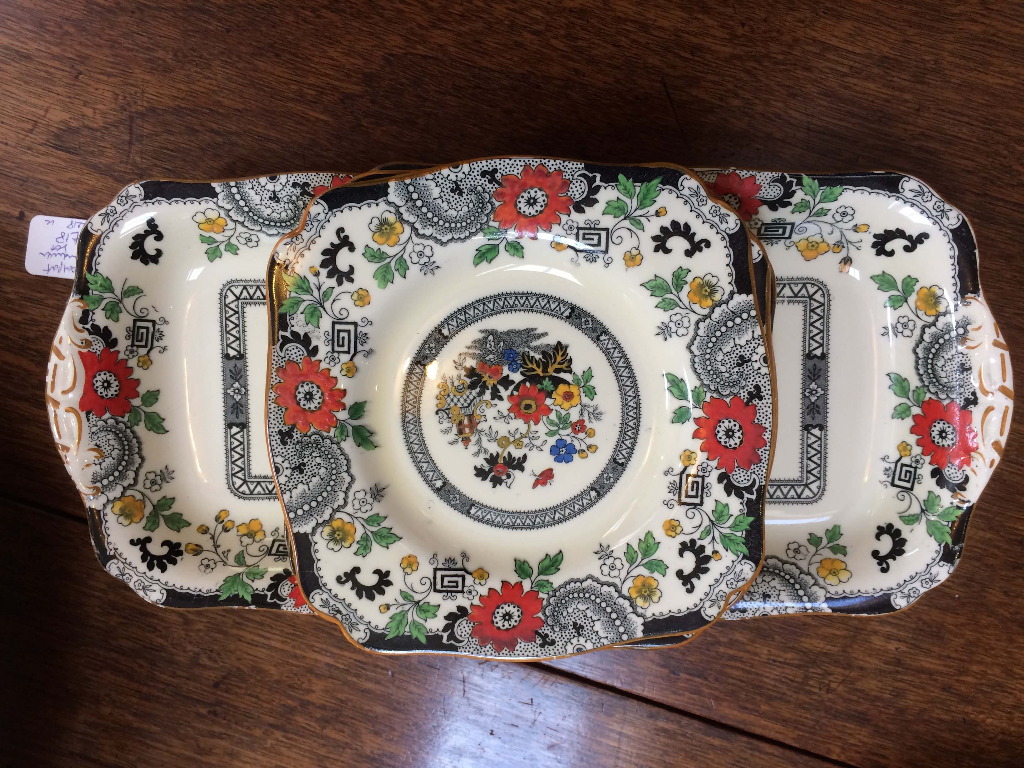 Coalport Kingsware Canton Sandwich Set